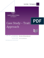 Case Study - Trait Approach: Kevin Scharnhorst
