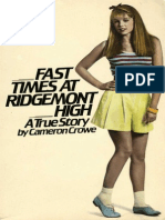 Fast Times at Ridgemont High- A True Story by Cameron Crowe (1981)