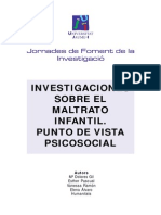 Investigaciones Sobre El Maltrato Infantil