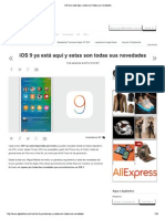 Nuevo Ios 9