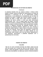 Fontes de Direito