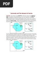 LECTURE 1-Centroids and The Moment of Inertia