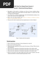 HYSYS Tutorial 1 Material & Energy Balances