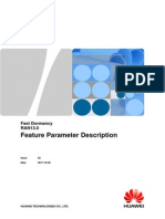 Feature Parameter Description: Fast Dormancy RAN13.0