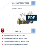 Prezentacija Master Rada