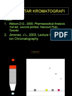 Pengantar Kromatografi: 2. Jimenez, J.L, 2003, Lecture Chromo-5: Ion Chromatography