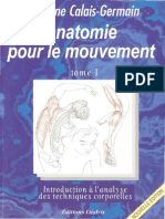Anatomie Pour Le Mouvement T1, Introduction à l'Analyse Des Techniques Corporelles