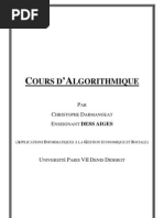 Cours d’algorithmique
