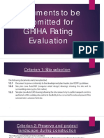 Documents To Be Submitted For GRIHA Rating Evaluation PDF