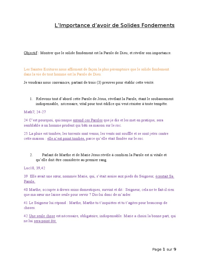 Messages de Prédication | PDF | Église chrétienne | Dieu