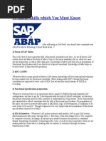 10 ABAP Skills Which You Must Know: 1) Power of SAP Tables