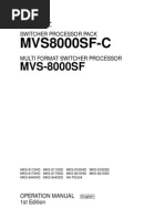 Sony mvs8000 Operation Manual