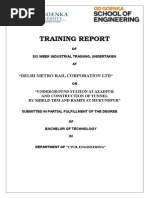 Training Report: Delhi Metro Rail Corporation LTD