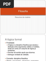 Resumos Filosofia 11º Ano