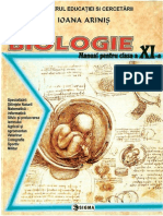 Manual de Biologie Clasa a XI a Ioana Arinis Curata PDF