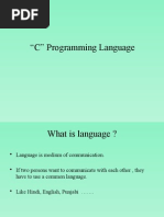 "C" Programming Language