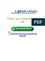 Francis Goya Tenderness Tabs PDF