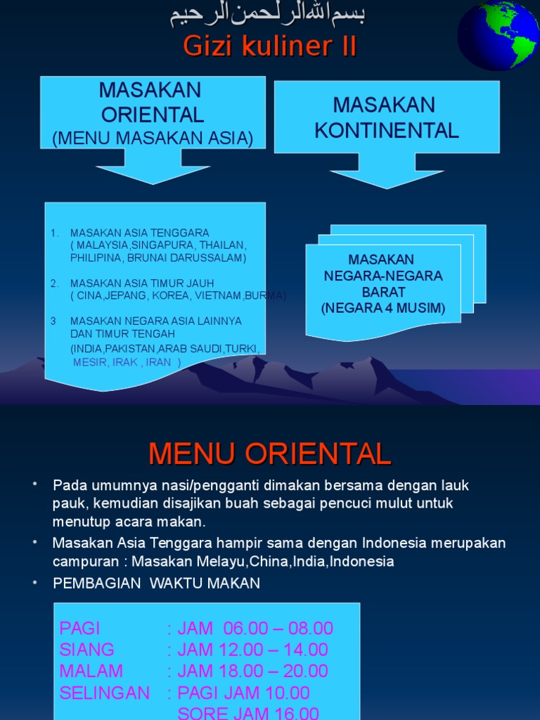 Makanan oriental.ppt
