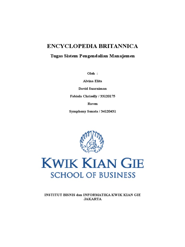 Sejarah dan Perkembangan Britannica | PDF