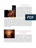 The Wayang Kulit and It's Puppets