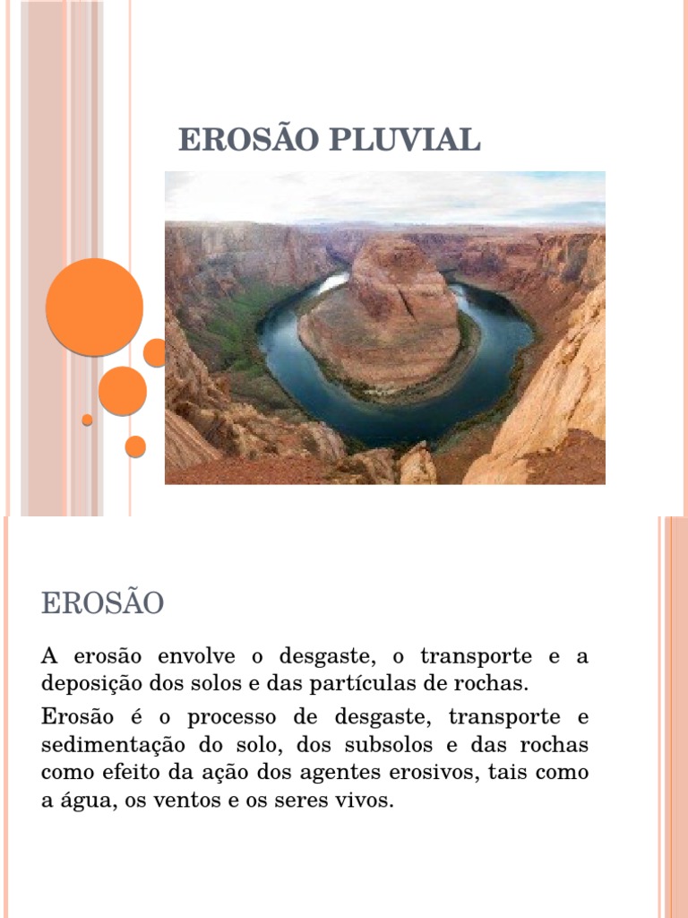 Tipos e Processos da Erosão Pluvial | PDF | Erosão | Terreno