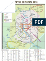 Mapa Metro Editorial 2010 