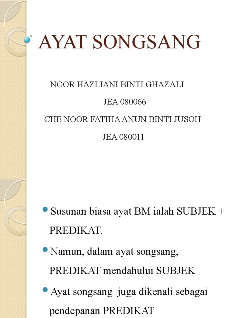 Ayat Songsang 2