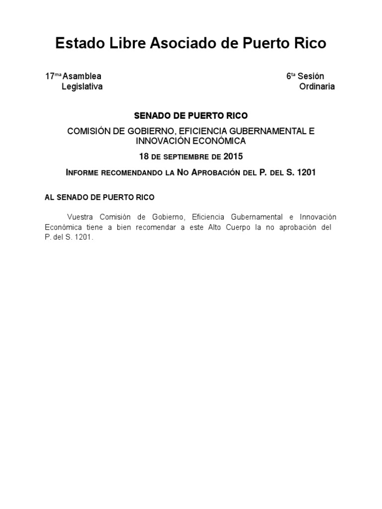 PS 1201 - Informe Revisado AR, B | PDF | Comunidad (área insular de los ...