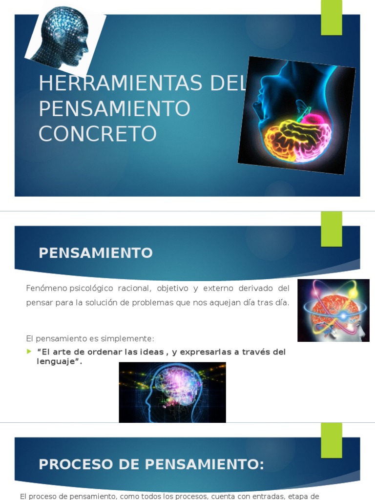 Herramientas Del Pensamiento Concreto | Pensamiento | Mente