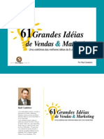 61 Grandes Idéias de Vendas e Marketing - www.editoraquantum.com.br