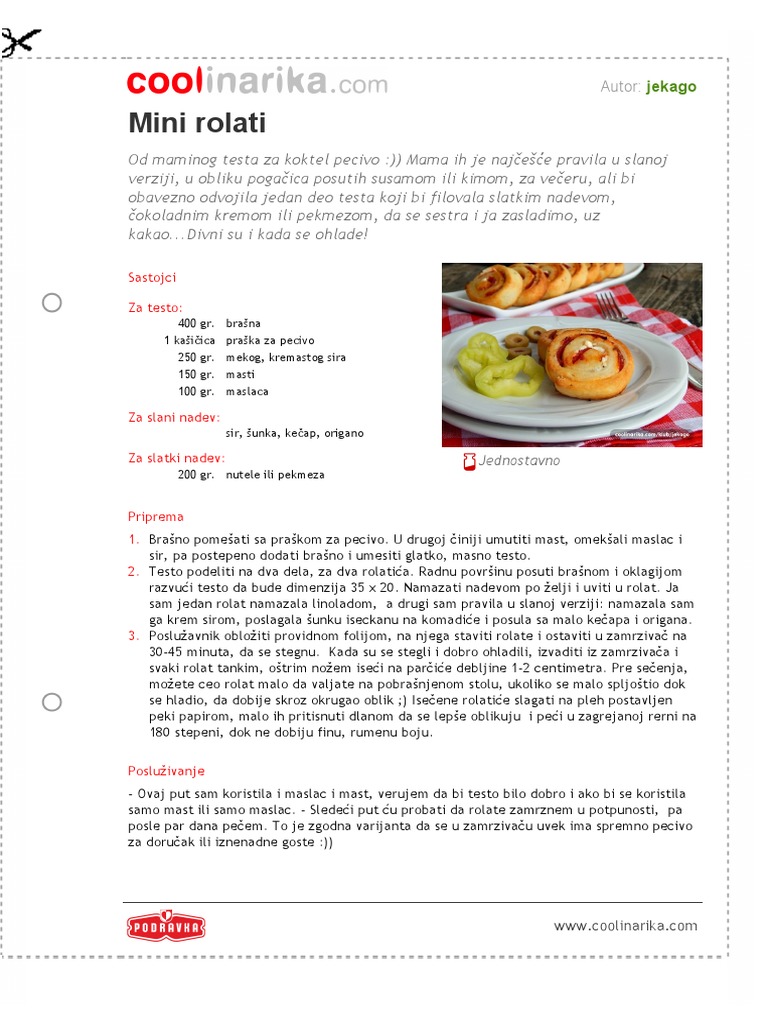 Mini Rolati | PDF