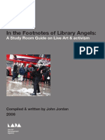 In The Footnotes of Library Angels: A Study Room Guide On Live Art & Activism