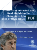 Eliminacion del Real Madrid