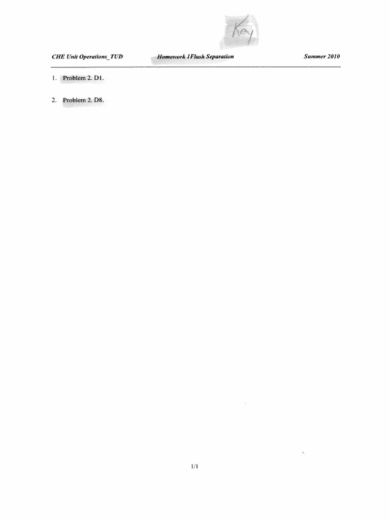 HWK 1 Flash Soln | PDF