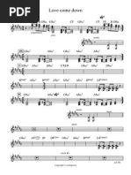 Love Come Down - Full Score