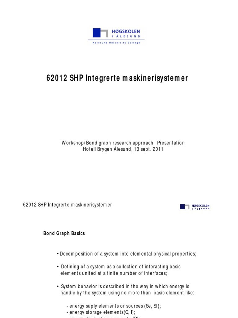 SHP Integrertemaskinerisystemer | PDF