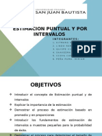 ESTIMACION PUNTUAL Y POR INTERVALOS Final