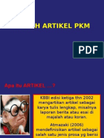 Bedah Artikel PKM