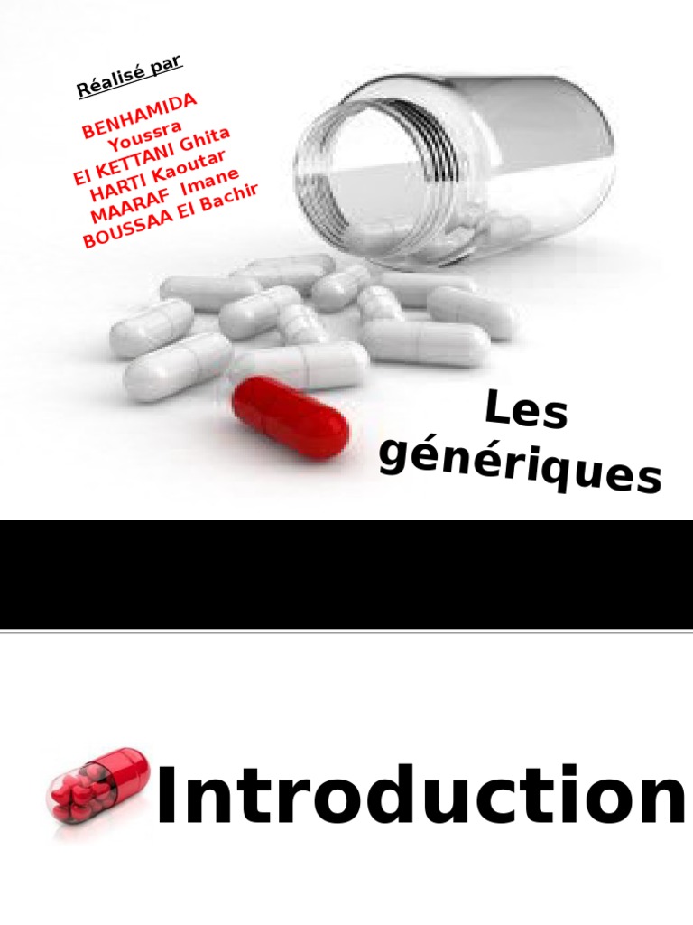 Réglementation des Médicaments Génériques | PDF | Médicament générique ...