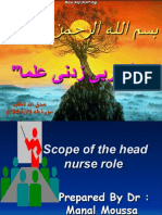 Role of Head Nurse