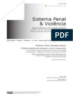 Sistema Penal e Violência