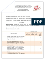 Formatos de Evaluacion Hortencia