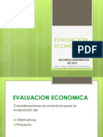 10.1 Evaluación Economica