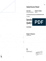 Introduction To Statistical Quality Control, Student Resource Manual