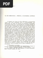 Joaquim Correia - Sá de Miranda, poeta à maneira antiga