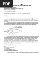 Ganho e Diretividade