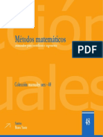 MÉTODOS MATEMÁTICOS AVANZADOS