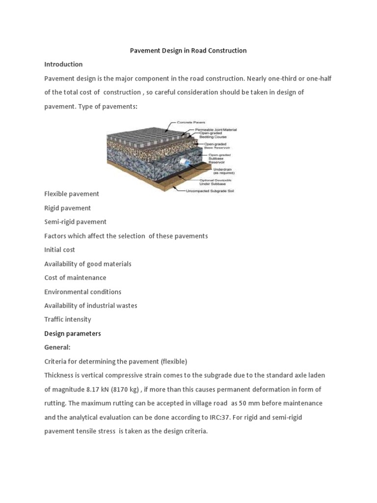 Pavement Design Concepts-Flexible Pavements | PDF | Road Surface ...