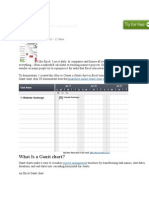 How To Create A Gantt Chart in Excel