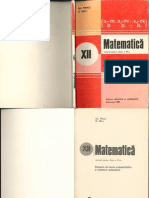 Manual Matematica XII 1982